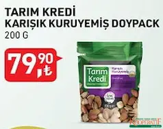 TARIM KREDİ KARIŞIK KURUYEMİŞ DOYPACK 200 G TARIM KREDİ KARIŞIK KURUYEMİŞ DOYPACK 200 G